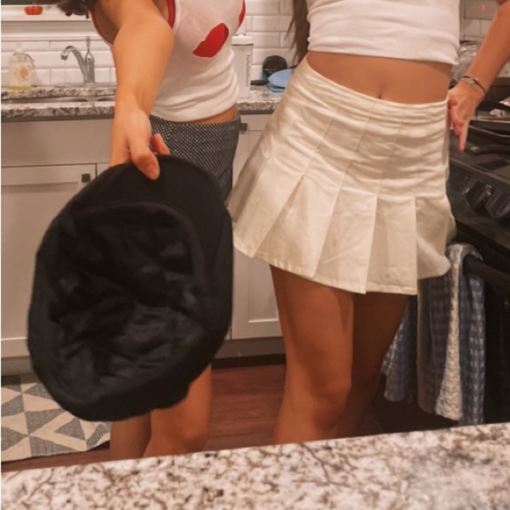 Cream skirt from Forever 21, just doesn’t fit me, never worn